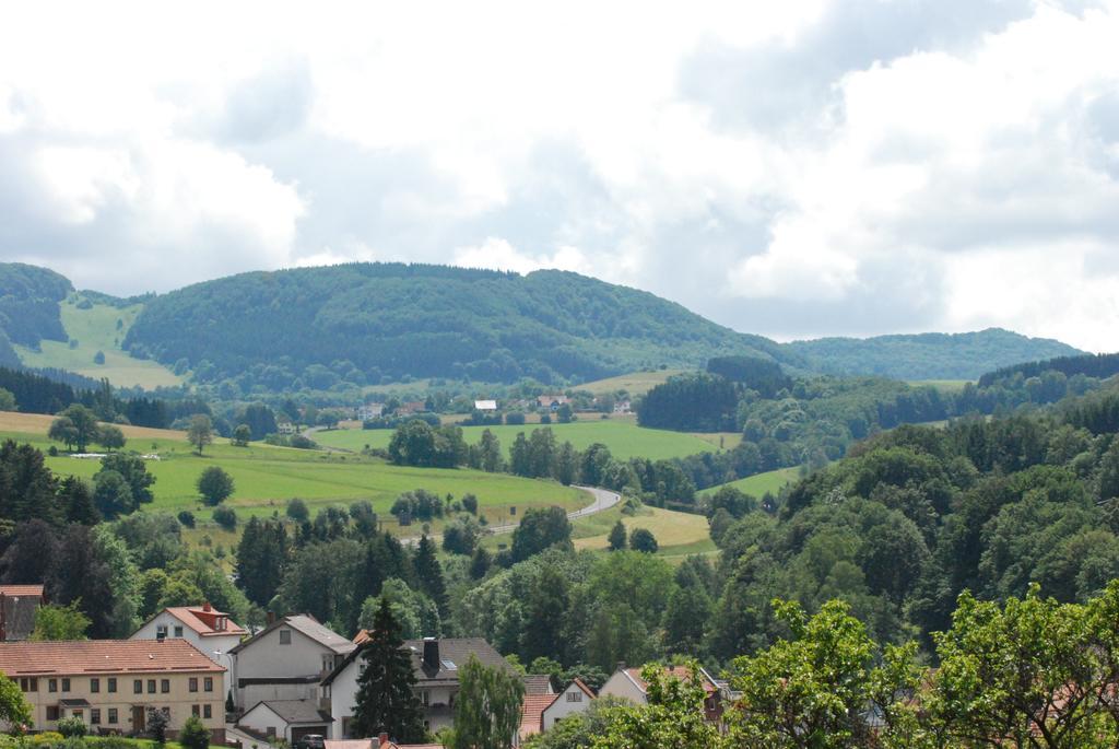 Ferienwohnungen Fliegerstrasse Gersfeld Buitenkant foto